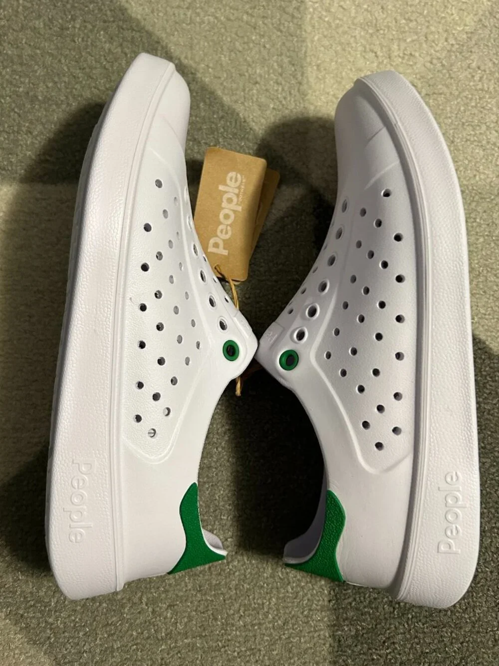 NWT People Footwear Lightweight Slip-On Perforated EVA Water Shoes M6/W8